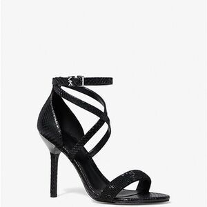 MICHAEL KORS Astrid Snake Embossed Sandal
